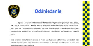 Obowiązek odśnieżania