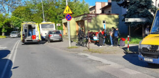 Udar za kierownicą autobusu
