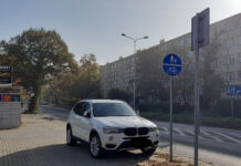 Lwowska i znowu na drodze dla pieszych i rowerów
